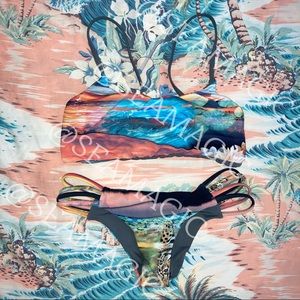 San Lorenzo Reversible Tropical Bikini Set